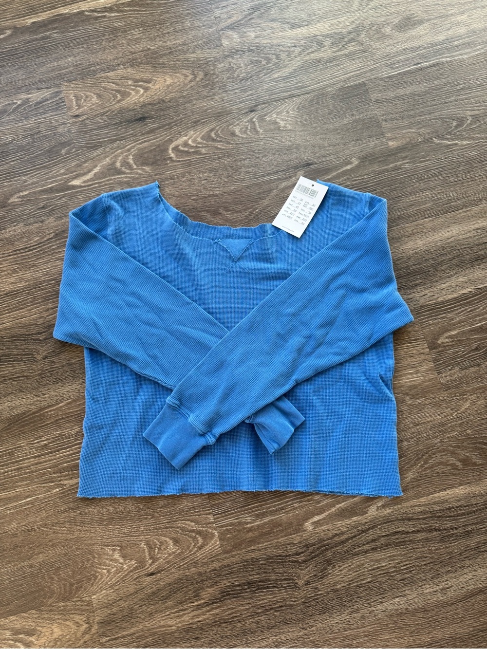 NWT Brandy Melville (John Galt) Electric Blue Stelle Off-The-Shoulder Sweatshirt